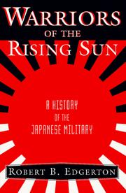 Cover of: Warriors of the Rising Sun by Robert B. Edgerton