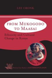 Cover of: From Mukogodo to Maasai: ethnicity and cultural change in Kenya