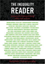 Cover of: The Inequality Reader: Contemporary and Foundational Readings in Race, Class and Gender