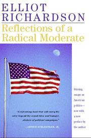 Cover of: Reflections of radical moderate