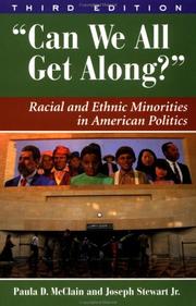 Cover of: "Can We All Get Along?" by Paula Denice McClain, Joseph, Jr. Stewart