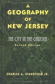 Cover of: A geography of New Jersey: the city in the garden