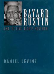 Cover of: Bayard Rustin and the civil rights movement