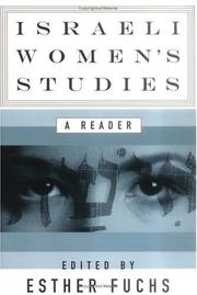 Israeli women's studies : a reader / Esther Fuchs, editor