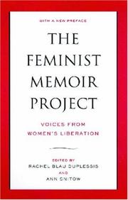 Cover of: The Feminist Memoir Project by 