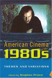 Cover of: American Cinema of the 1980s