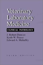 Cover of: Veterinary laboratory medicine by J. Robert Duncan