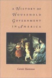 A history of household government in America