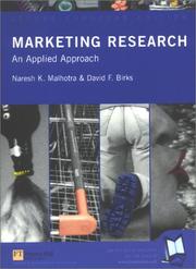 Cover of: Marketing research: an applied approach