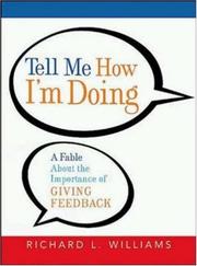 Cover of: Tell Me How I'm Doing