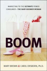 Cover of: Boom by Mary Brown, Carol Orsborn