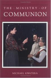 Cover of: Ministry of Communion