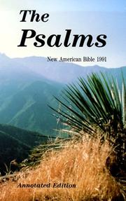 Cover of: The Psalms: New American Bible 1991 (Devotional Book)
