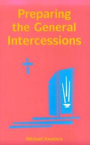 Cover of: Preparing the general intercessions