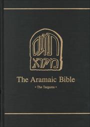Cover of: The Targum of Jeremiah (The Aramaic Bible, Volume 12)