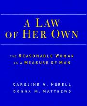 A law of her own by Caroline A. Forell