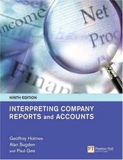 Cover of: Interpreting Company Reports And Accounts