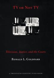 TV or Not TV by Ronald L. Goldfarb