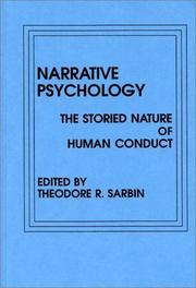 Cover of: Narrative psychology: the storied nature of human conduct