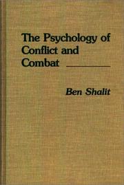 Cover of: The psychology of conflict and combat