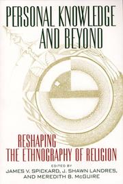 Personal knowledge and beyond : reshaping the ethnography of religion