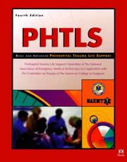Cover of: PHTLS--basic and advanced prehospital trauma life support