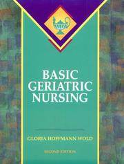 Basic geriatric nursing by Gloria Wold