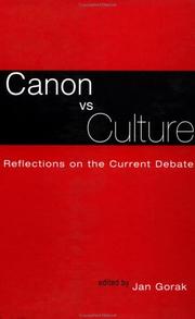 Canon vs. culture : reflections on the current debate