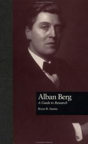 Alban Berg : a guide to research