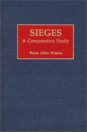 Cover of: Sieges: A Comparative Study