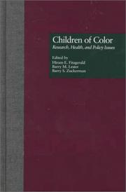 Cover of: Children of color: research, health, and policy issues