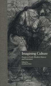 Cover of: Imagining Culture: Essays in Early Modern History and Literature (Garland Reference Library of the Humanities)