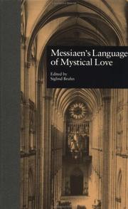 Cover of: Messiaen's language of mystical love