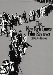 Cover of: The New York Times Film Reviews 1995-1996 (New York Times Film Reviews)