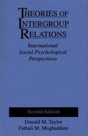 Cover of: Theories of intergroup relations by Donald M. Taylor