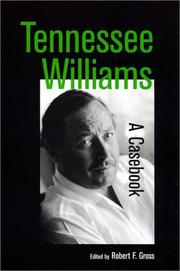 Tennessee Williams by Robert F. Gross