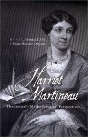 Cover of: Harriet Martineau: theoretical and methodological perspectives