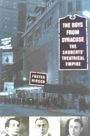 Cover of: The boys from Syracuse by Foster Hirsch
