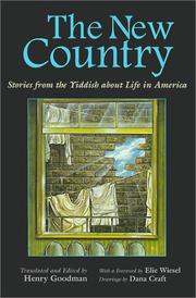 Cover of: The New Country: Stories from the Yiddish About Life in America (Judaic Traditions in Literature, Music, and Art)