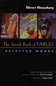 The Jewish book of fables by Eliezer Steinbarg