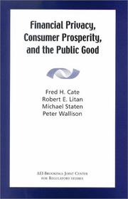 Financial privacy, consumer prosperity, and the public good