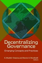 Decentralizing governance : emerging concepts and practices