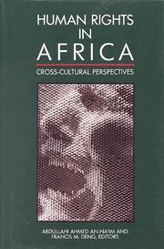 Human rights in Africa : cross-cultural perspectives