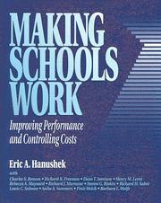 Making schools work : improving performance and controlling costs