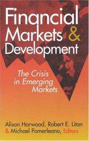 Cover of: Financial Markets and Development by 
