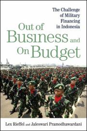 Out of business and on budget by Alexis Rieffel, Lex Rieffel , Jaleswari Pramodhawardani