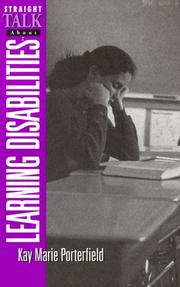 Cover of: Straight Talk About Learning Disabilities (Straight Talk about)