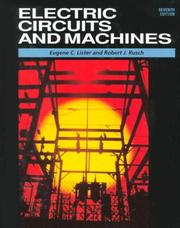 Cover of: Electric circuits and machines by Eugene C. Lister