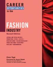 Cover of: Career Opportunities in the Fashion Industry (Career Opportunities)