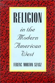 Cover of: Religion in the Modern American West